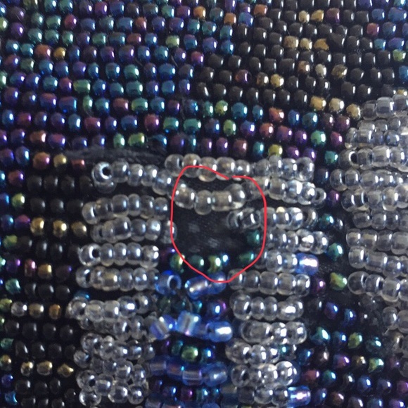 Vintage beaded handbag - Picture 7 of 8